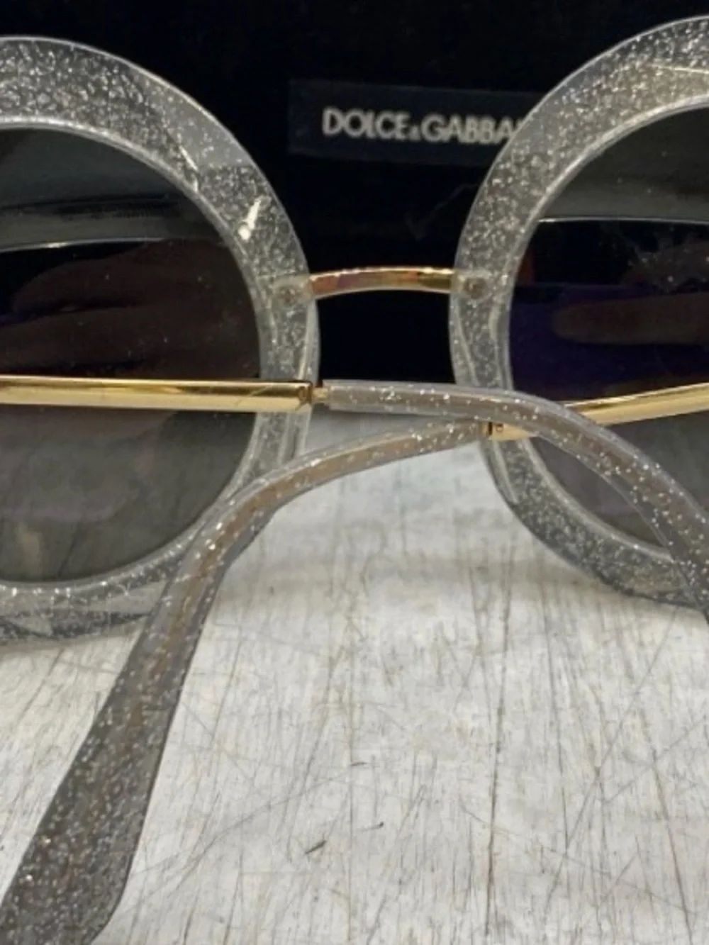 Dolce & Gabbana DG6105 SUNGLASSES Crystal/Glitter / Silver - metal frame